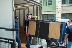 How do movers move heavy furniture